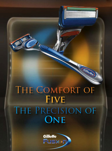 Gillette Fusion Fullpage Ad
